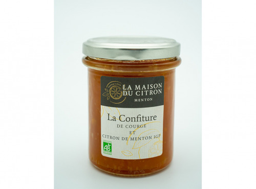 Maison Gannac - Confiture Bio de Courge et Citron de Menton 220gr