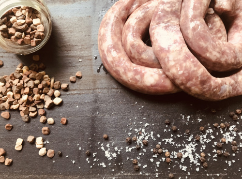 Du bio dans l'assiette - Saucisses Fraîches de Porc Gascon / Duroc Bio