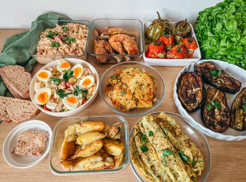 Ferme Joos - Panier 5 repas complets - 4 personnes (batch cooking)