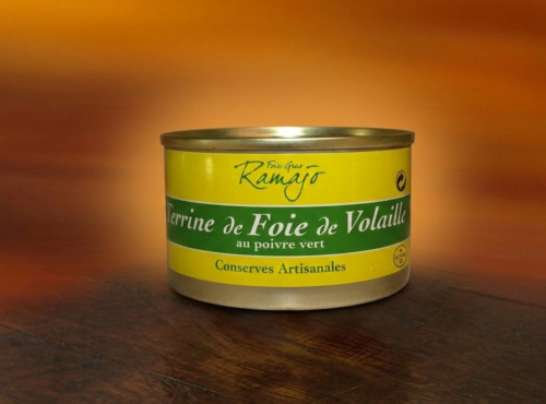 Maison Ramajo - Terrine de foie de volaille au poivre vert 120g