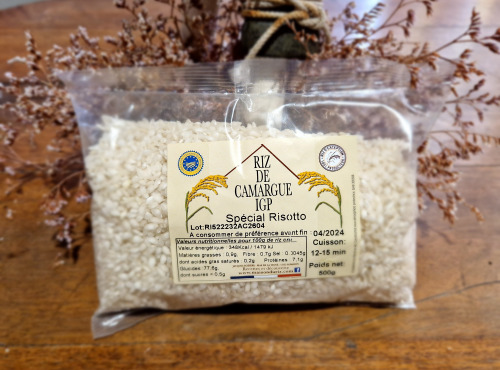 Manade Blanc - Riz de Camargue spécial risotto 500g