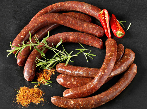 Bisons d'Auvergne - [SURGELE] Barbecue de Merguez et Saucisses de Bison [100% Viande de Bison]