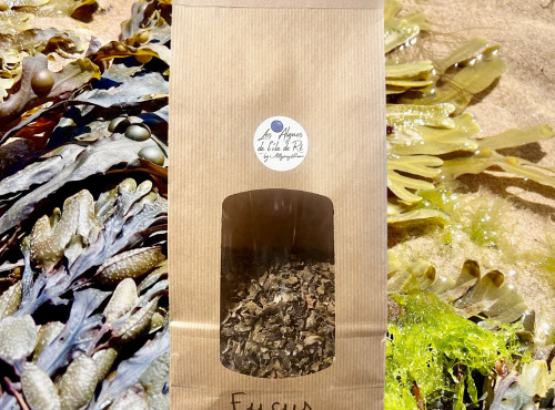 Les Algues de l'Île de Ré - Fucus 330g -  Algues bio déshydratées en paillettes
