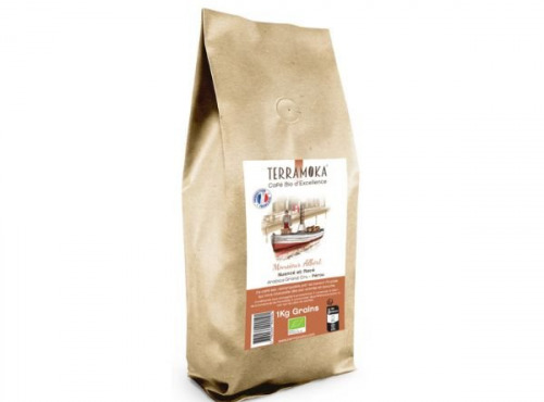 TERRAMOKA - Café en grains ALBERT 1000 G Bio
