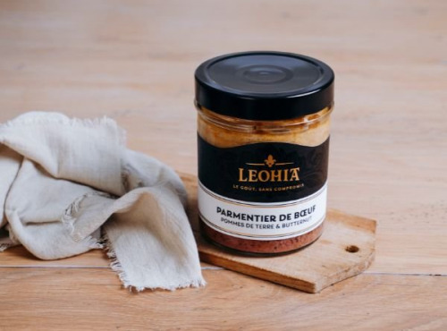 Leohia - Parmentier de bœuf, Pomme de terre & Butternut 360G
Version Nomade, prêt-à-déguster !