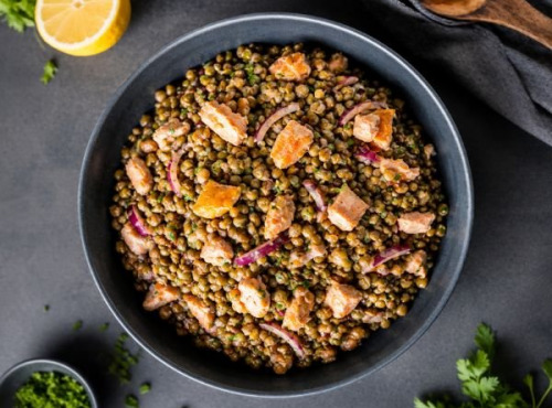Poissonnerie Robert - Salade de lentilles Haddock 2 personnes