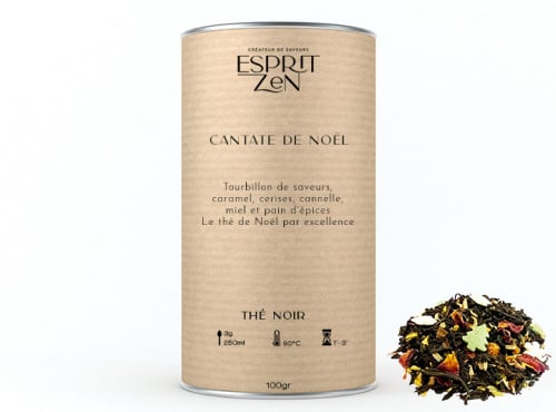 Esprit Zen - Thé de Noël " Cantate de Noël" - Boîte 100g