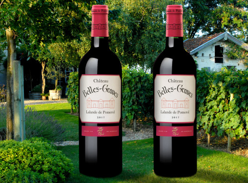 Château Belles-Graves - AOC Lalande de Pomerol 2017 - Château de Belles-Graves 2x75cl