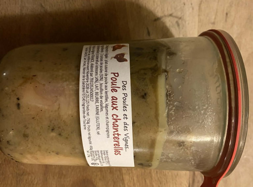 Des Poules et des Vignes à Bourgueil - Poule aux chanterelles