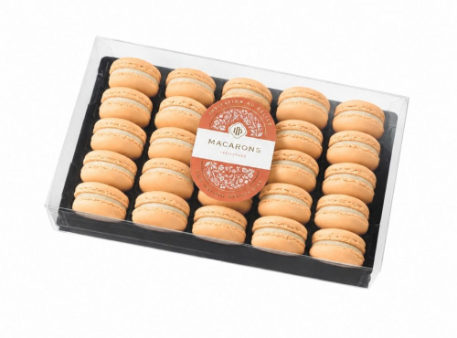 Invitation au Délice - Coffret Mono-parfum - 25 Macarons Mandarine