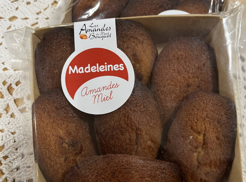 Les amandes et olives du Mont Bouquet - Madeleines miel - amandes 200g