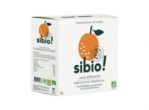 Sibio - Nectar d'abricot  bio 3L