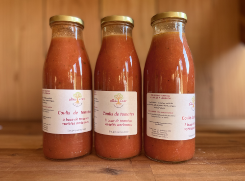Les Jardins du CEP - Sève du Jardin - Coulis de tomates