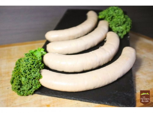 La Ferme du Luguen - Boudin Blanc De Canard Au Foie Gras X2