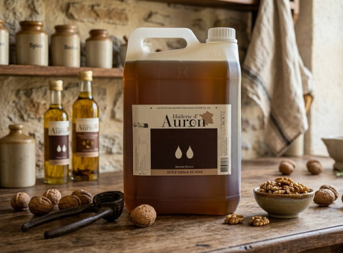 Huilerie d'Auron - Huile vierge de noix 3L - Origine France