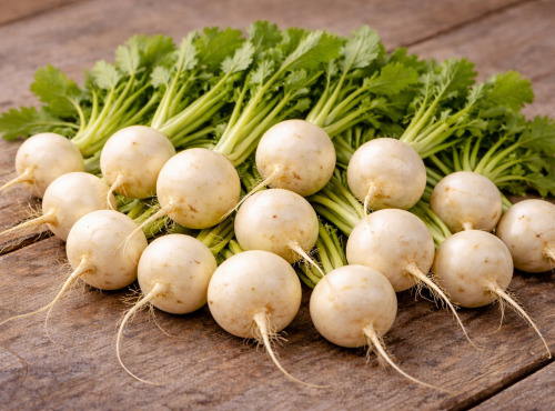 Nature et Saveurs - Ferme Aquaponique et Permacole Astérienne - Navet polaire – chair blanche, douceur et précision culinaire