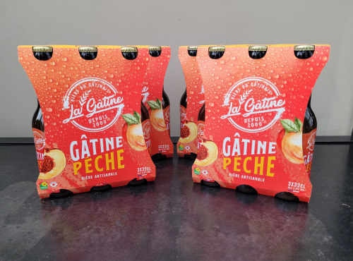 La Gâtine - 4 Packs de bières Pêche  artisanales 3 x 33 cl