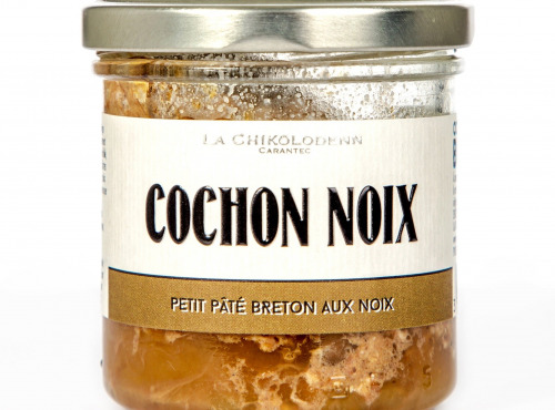 La Chikolodenn - Petit pâté breton Noix 80g, idéal à offrir ou à s'offrir