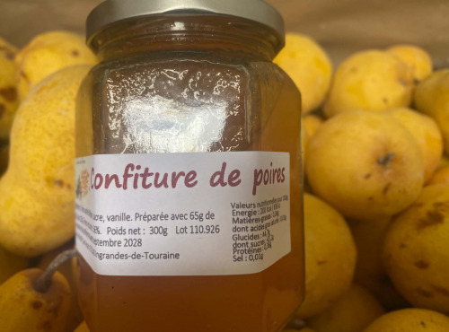 Des Poules et des Vignes à Bourgueil - Confiture de poires