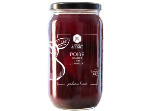 Monsieur Appert - Poires William/vin/cannelle