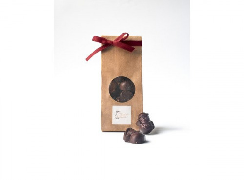 Mon jardin chocolaté - Sachet de 15 petits bonhommes choconoisettes bio chocolat noir