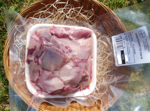 Cailles de Chanteloup - Congelé - colis de 5 kg chanteloupette de caille (haut de cuisse) sous-vide 500g