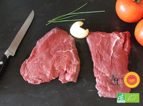 Domaine des Alliers -  Bœuf d'exception - 2 Beefsteaks de 1ère catégorie, bœuf AOC Maine-Anjou, BIO – 300 g  [SURGELÉ]