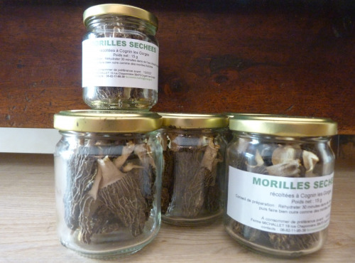 Ferme Michallet - morilles sechees
