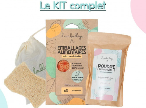 L'embeillage - KIT COMPLET Cuisine écologique X5