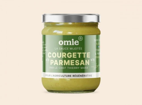 Omie - Sauce courgette parmesan AOP bio - courgettes françaises - 190 g