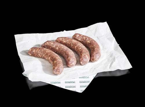 Nemrod - Saucisses de Sanglier nature (Par 4) (130g/pièce - 520g/colis)