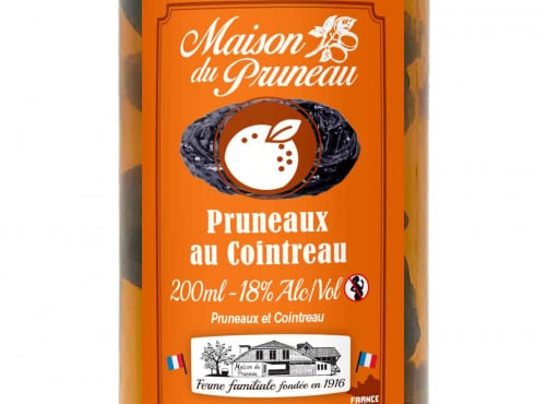 Maison du Pruneau - Cueillette du Gascon - Pruneaux d'Agen IGP au Cointreau - Bocal de 200ml