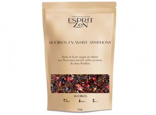 Esprit Zen - Rooïbos "En White Symphony" - Sachet 100g