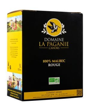 Domaine la Paganie - BIB de vin rouge Biologique 5 litres