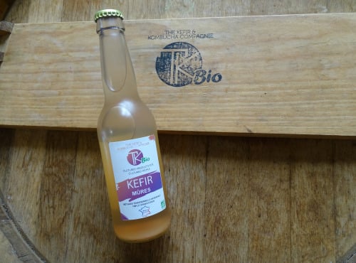 TK Bio - The Kefir et Kombucha Compagnie - Kéfir Mûres – 12x33cl BIO