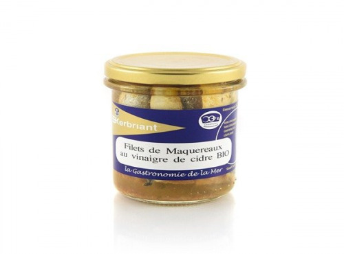 SARL Kerbriant ( Conserverie ) - Filets de maquereaux au vinaigre de cidre Biologique - 200g