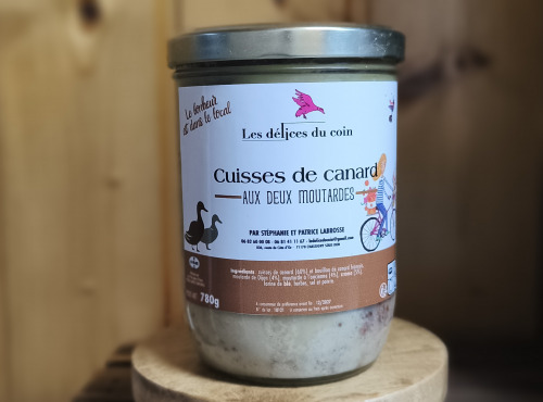Les Délices du Coin - Cuisses de canard aux 2 moutardes 780g
