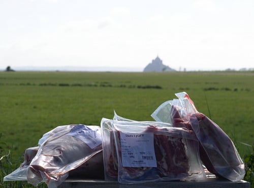 La Ferme des Obiones - Demi-Agneau de Pré-Salé Élevé en Plein-Air 6 kg