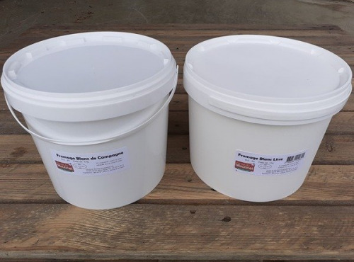 Ferme du Moulinet - Fromage Blanc fermier Lissé et Campagne - 2x5kg