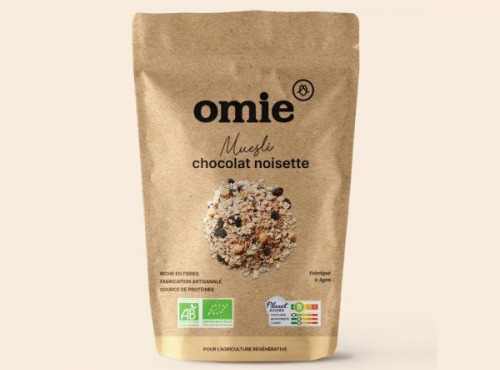 Omie - Muesli chocolat noisette - avoine français - 340 g