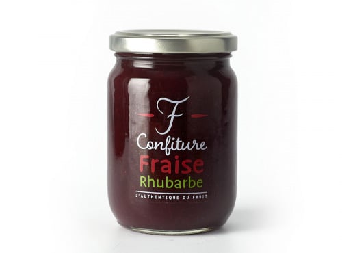 La Fraiseraie - Confiture Fraise - Rhubarbe 345g