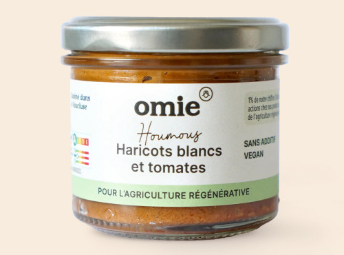 Omie - Houmous tomate basilic de haricots blancs bio - 90 g