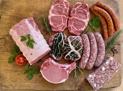 La Ferme Durbois - Colis de porc fermier spécial grillades - 10kg
