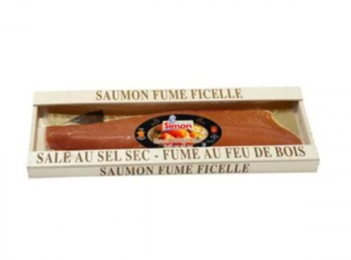 Notre poisson - Saumon fumée au feu de bois 1,75kg tranché main
