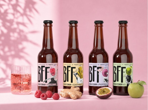 Les Brasseuses de Fruits - Cidre Framboise, Passion, Gingembre, Pomme 12x33cL