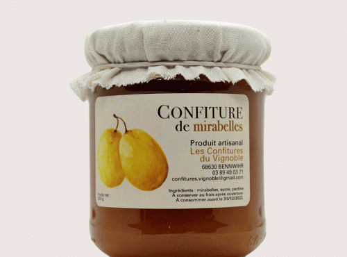 Maison Schmid - Confiture de Mirabelles - Les Confitures du Vignoble