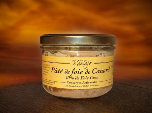 Maison Ramajo - Paté de foie de canard, 50% de foie gras 180g