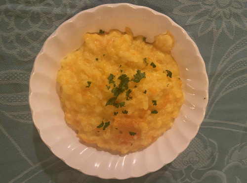 Ferme Sinsac - Risotto courges et curcuma au parmesan