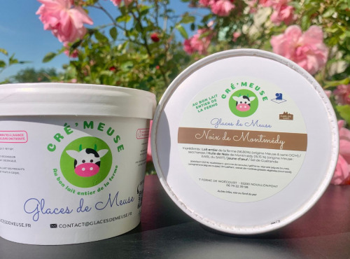 Glaces de Meuse - Crème Glacée "Noix de Montmédy (55)" - 360gr