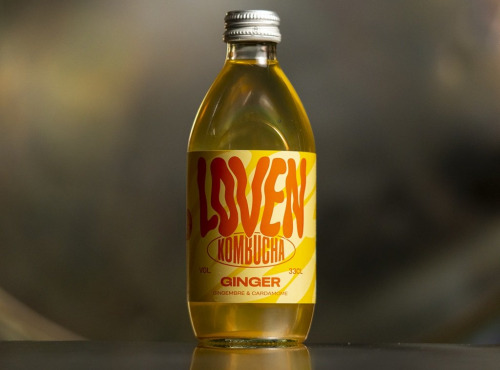 LOVEN Crew - Brasserie L'Indispensable - Kombucha Ginger (gingembre et cardamome) - 12x33cl
